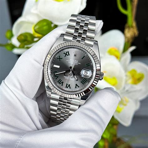 rolex datejust 41 white steel|Rolex Datejust Wimbledon.